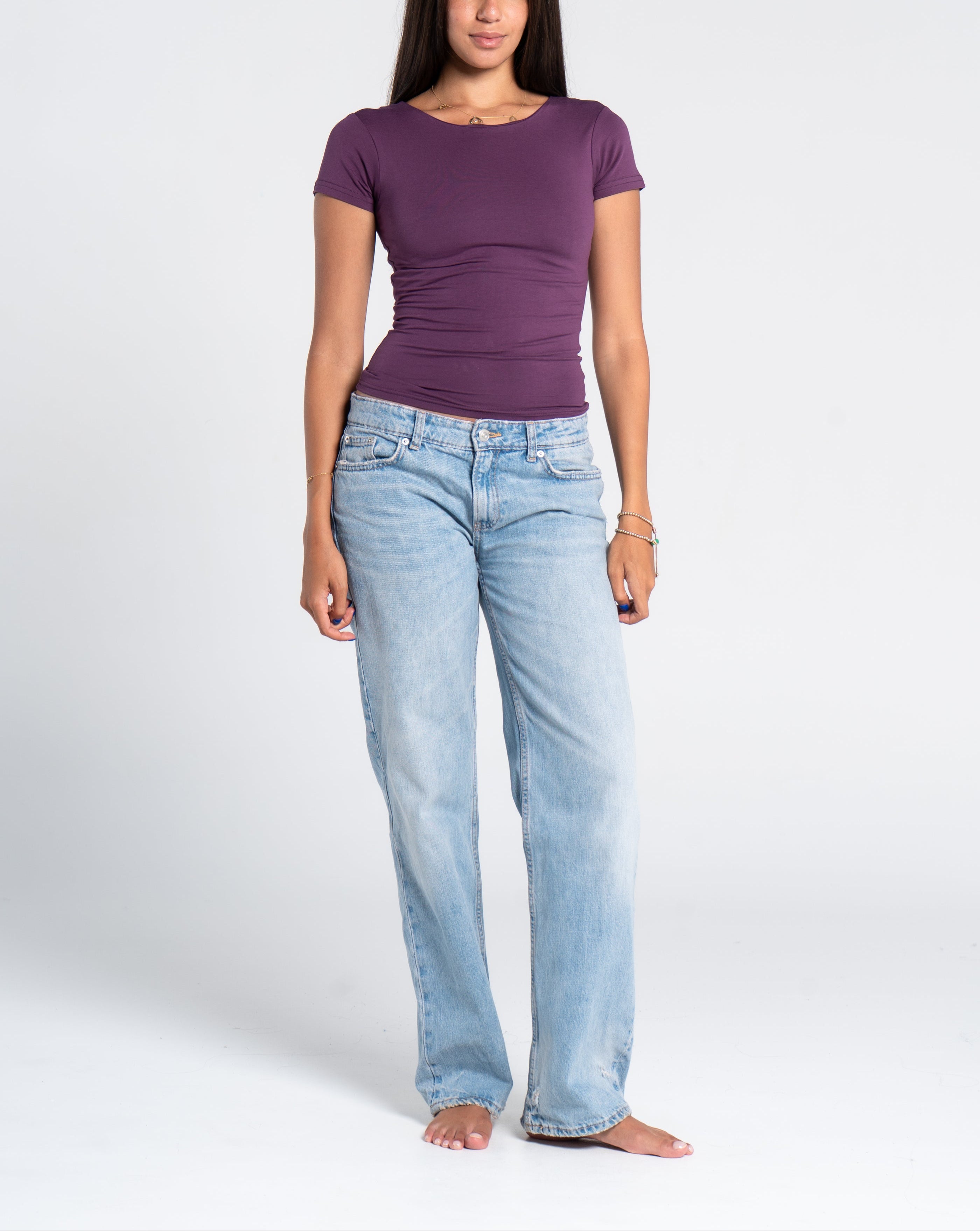 Cotton Round Neck Short Sleeve