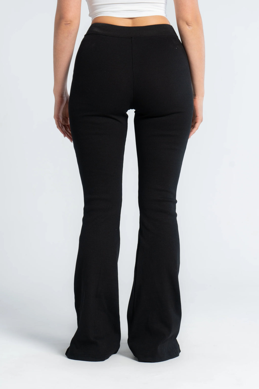 Ribbed Flared Pants