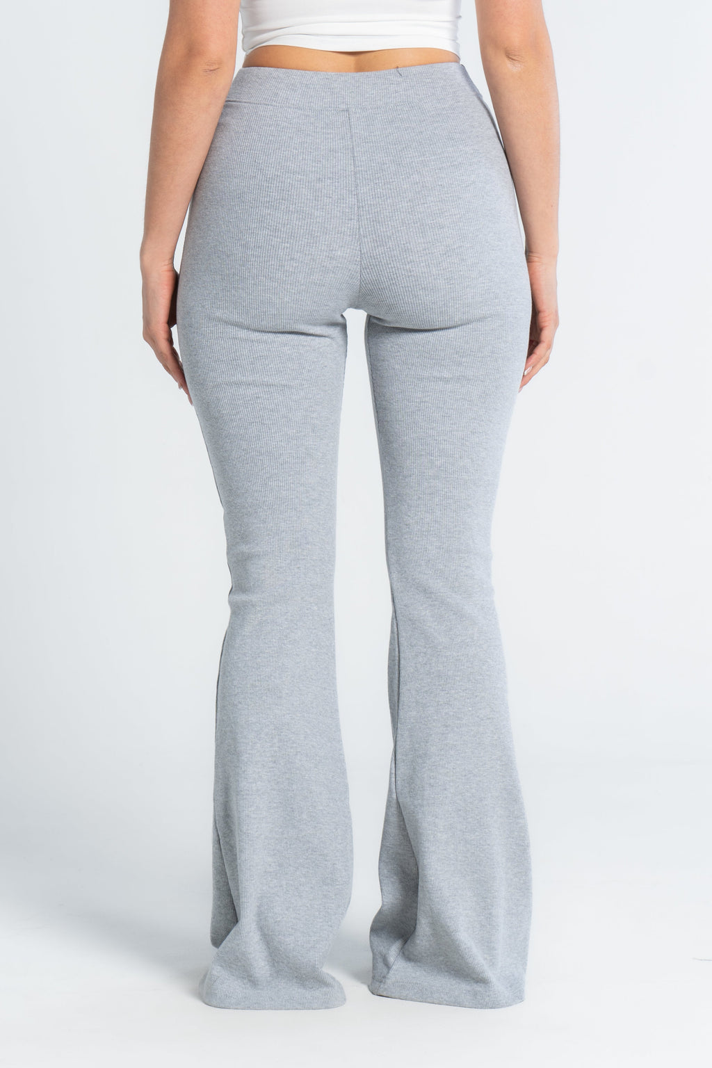 Ribbed Flared Pants