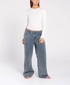 Ribbed Full Zipper Long Sleeve